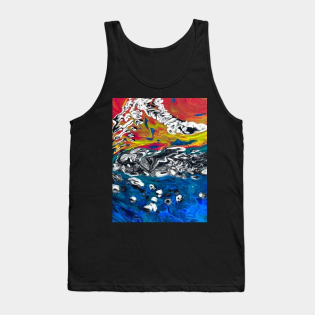 Dark Waters Tank Top by catflocreations